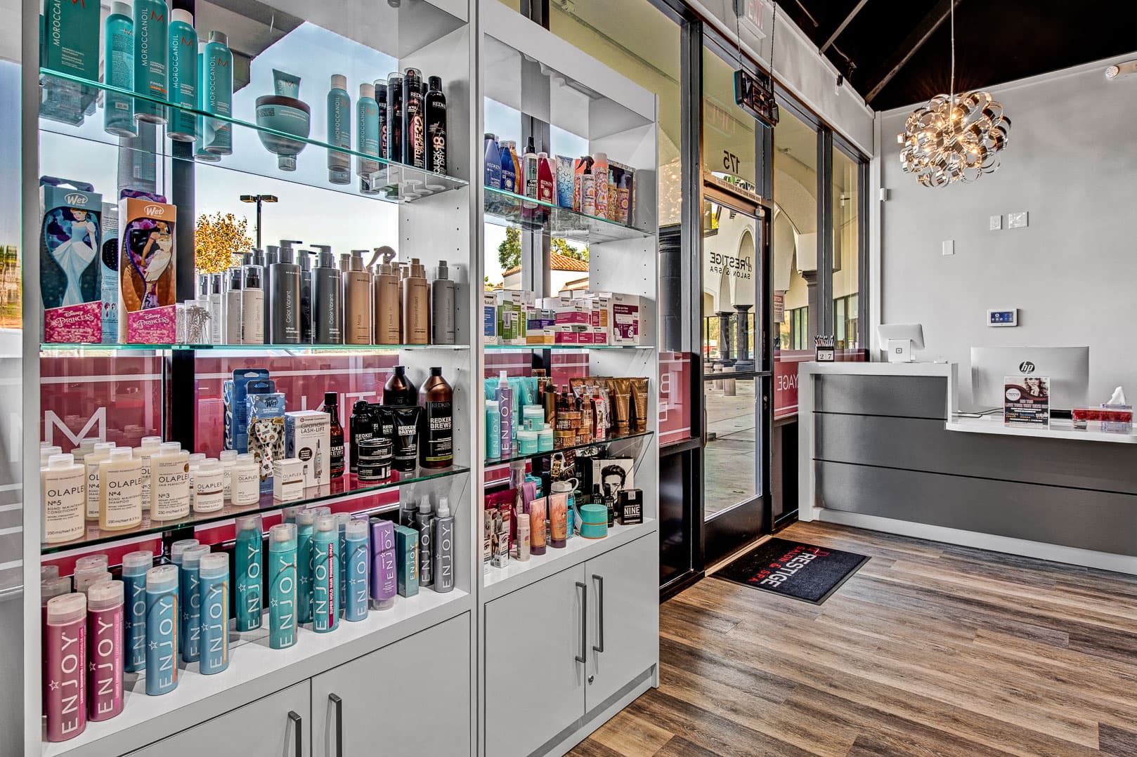 Professional hair product retail display